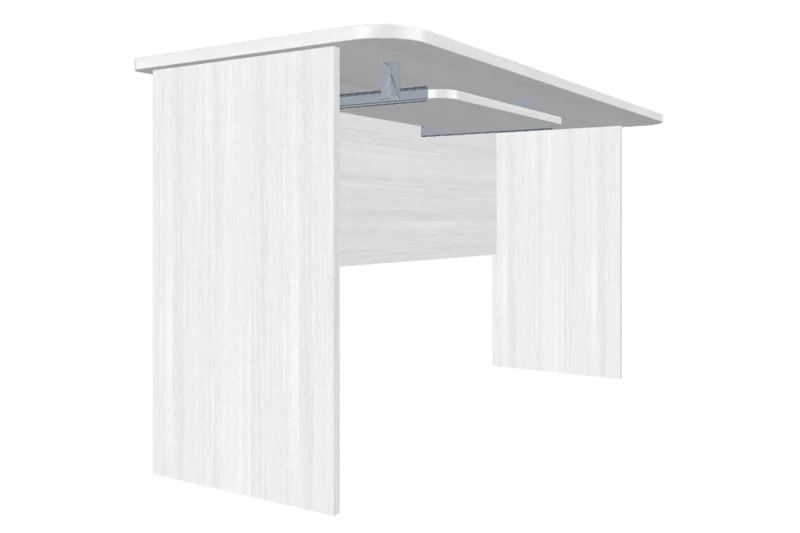 Стол компьютерный СТ-1008 (Снежный Ясень) — Мебель-центр Озерцо