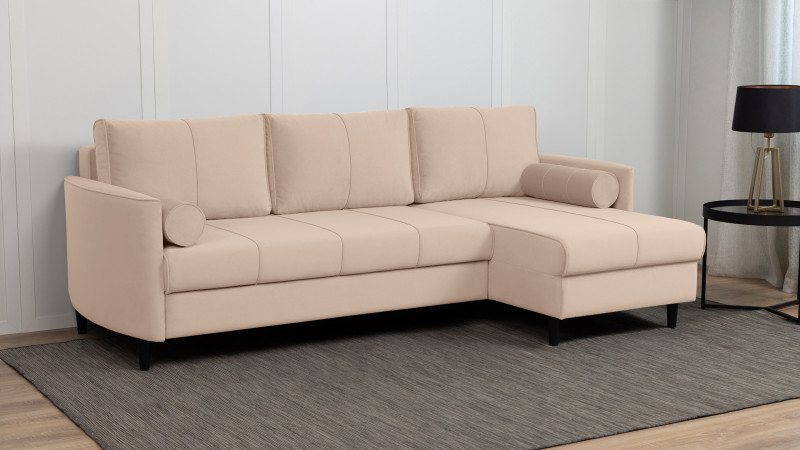 Диван Kvina New угловой, Тк. Dumont 02 142x228 — купить в Озерце