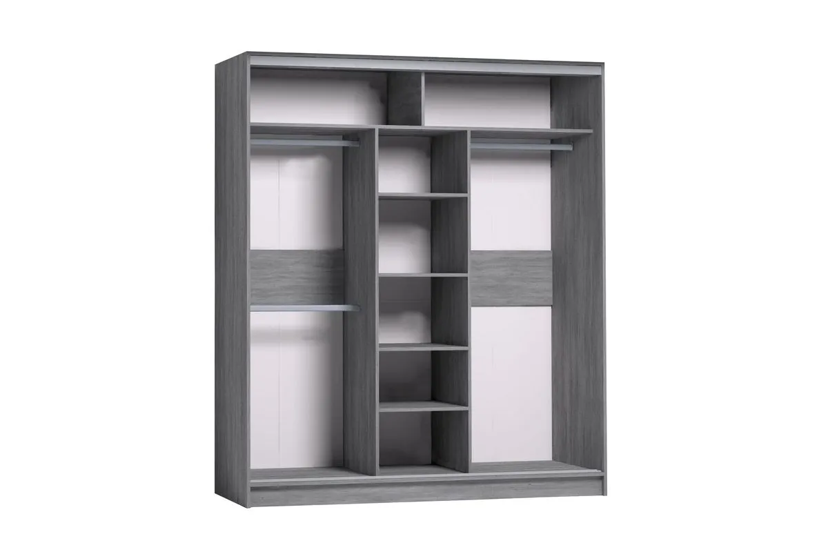 Шкаф-купе 1800 Strike Зеркало/ЛДСП (Atelier Светлый) — купить в мебель-центре Озерцо Шкаф-купе 1800 Strike Зеркало/ЛДСП (Atelier Светлый) в мебель-центре Озерцо