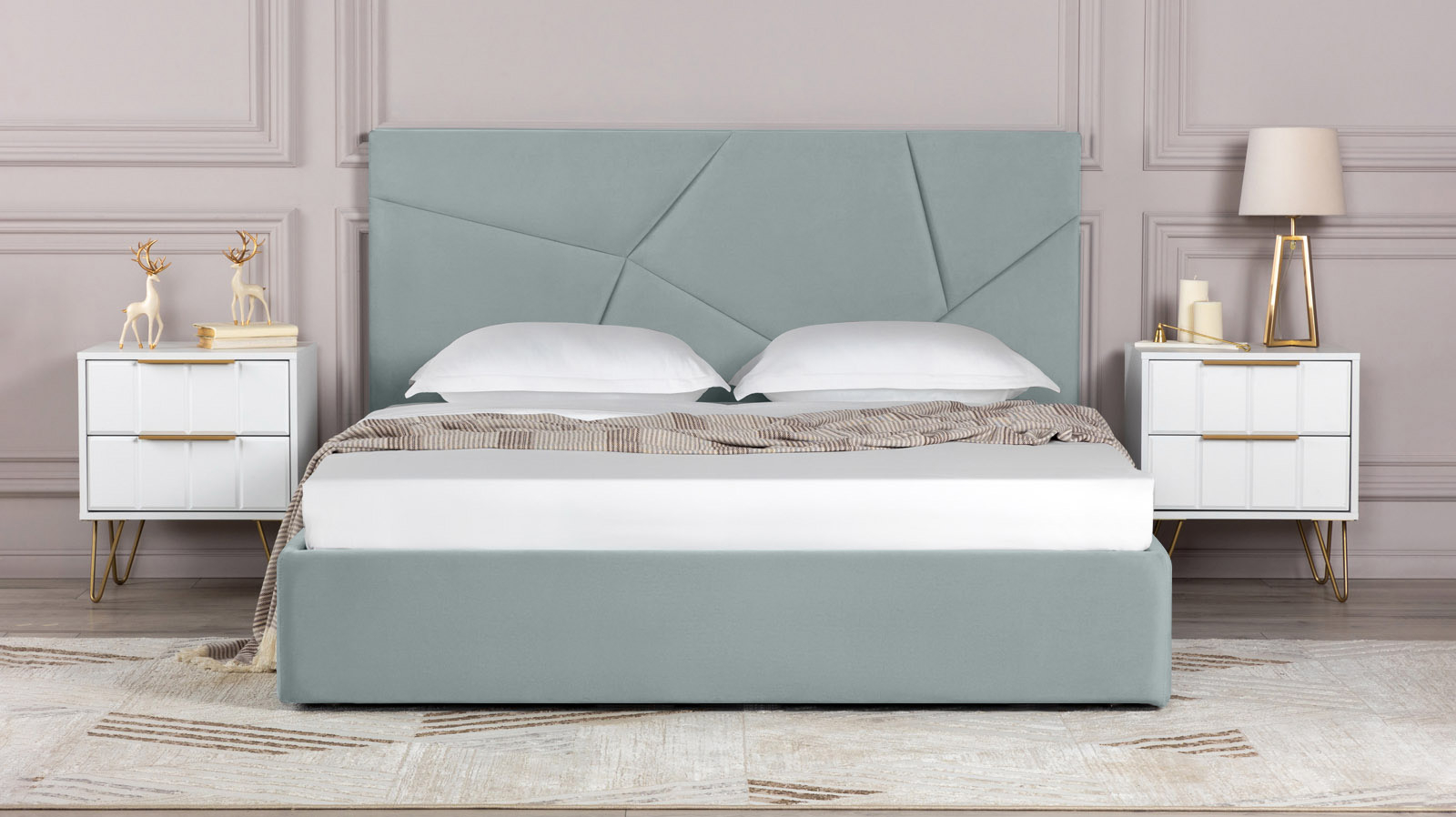 Кровать Opera I, Тк. Casanova Sky 160x200 - купить в Озерце