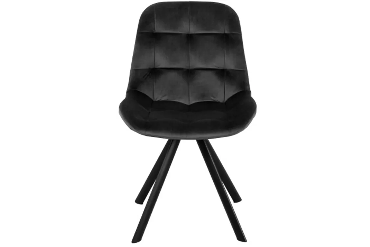 Стул поворотный Тоскана Стиль (Муар черный/Велюр Velluto 20/Черный) СРП-433 - купить в Озерце