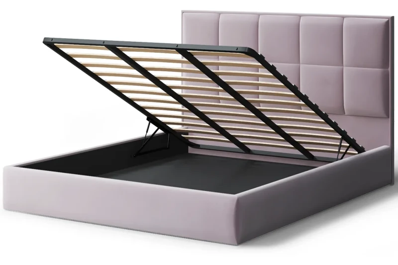 Кровать без опоры Велла с подъемым мех-ом 160х200 (Neo 15 / Лиловый) - купить в Озерце