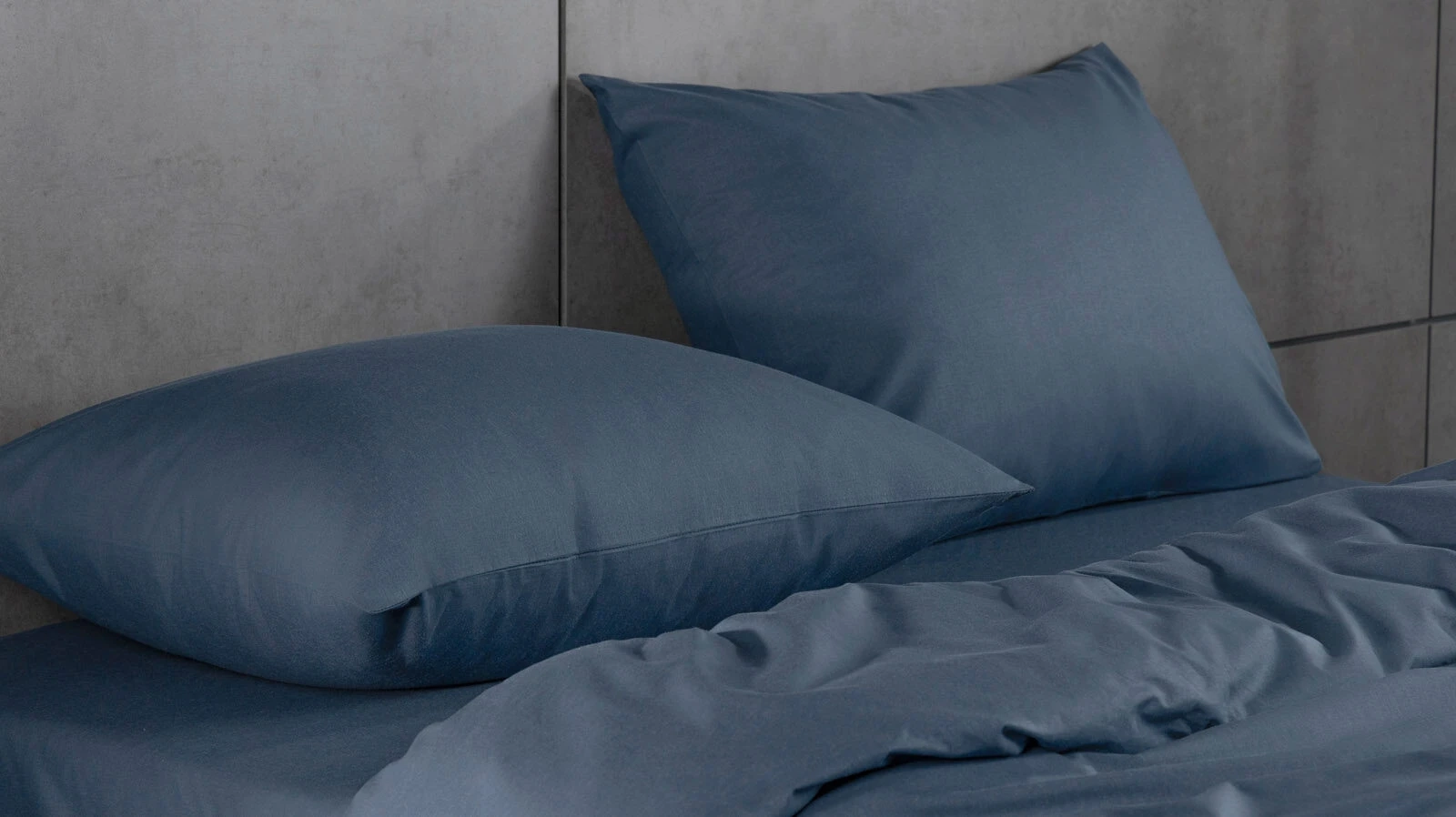 Постельное белье Comfort Cotton, цвет: Синий (евро) 200x220, без простыни в мебель-центре Озерцо