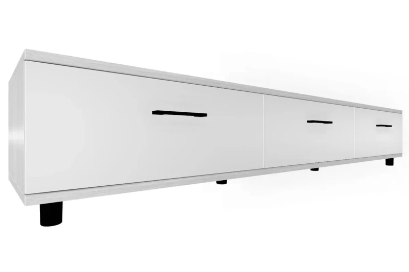 Тумба ТБ-5071-СЯ-БГ (Снежный Ясень/Белый Бриллиант Глянцевый) — Мебель-центр Озерцо