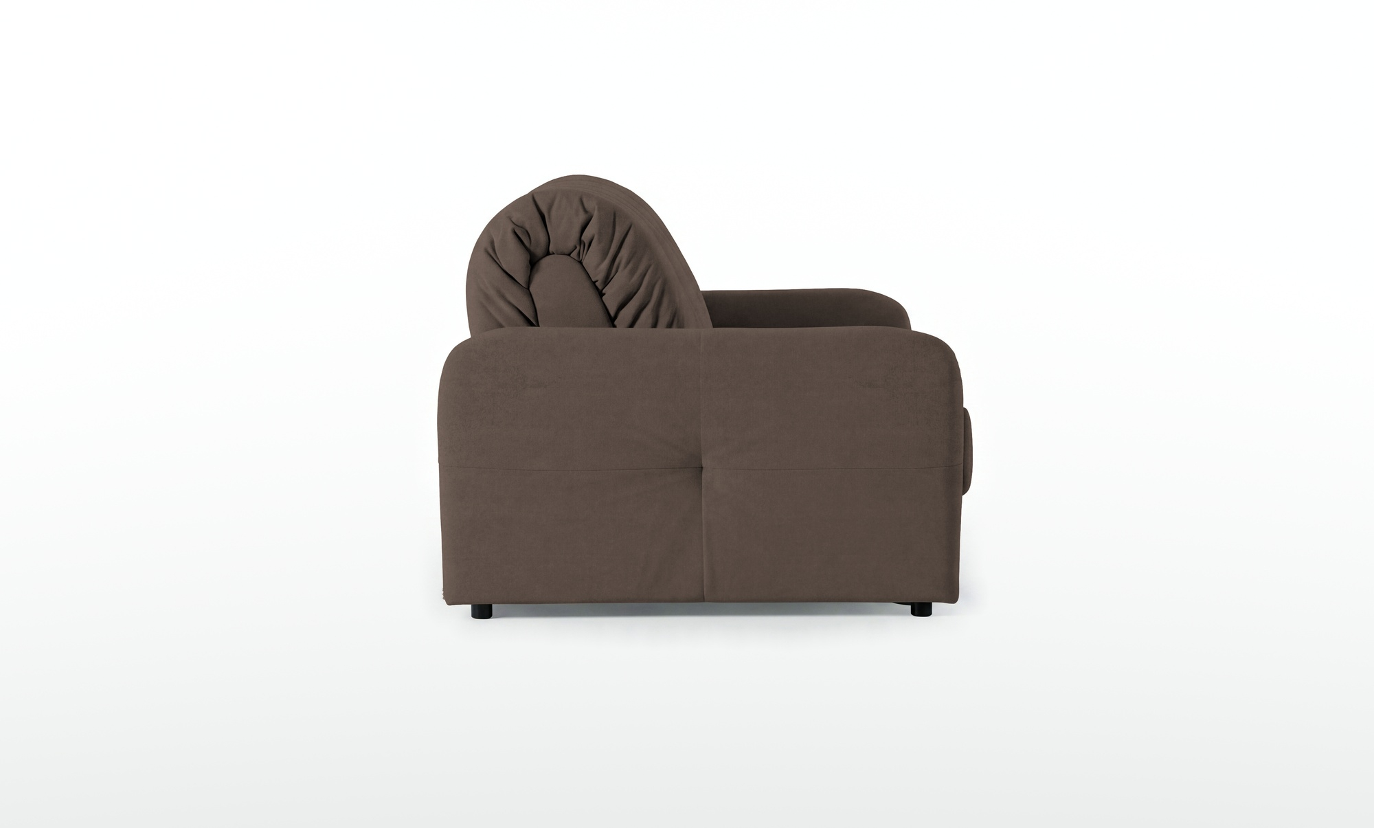 Диван - кровать Domo Pro с мягкими подлокотниками, стежка ромб, ткань Sky Velvet 02 140x216 — купить в Озерце