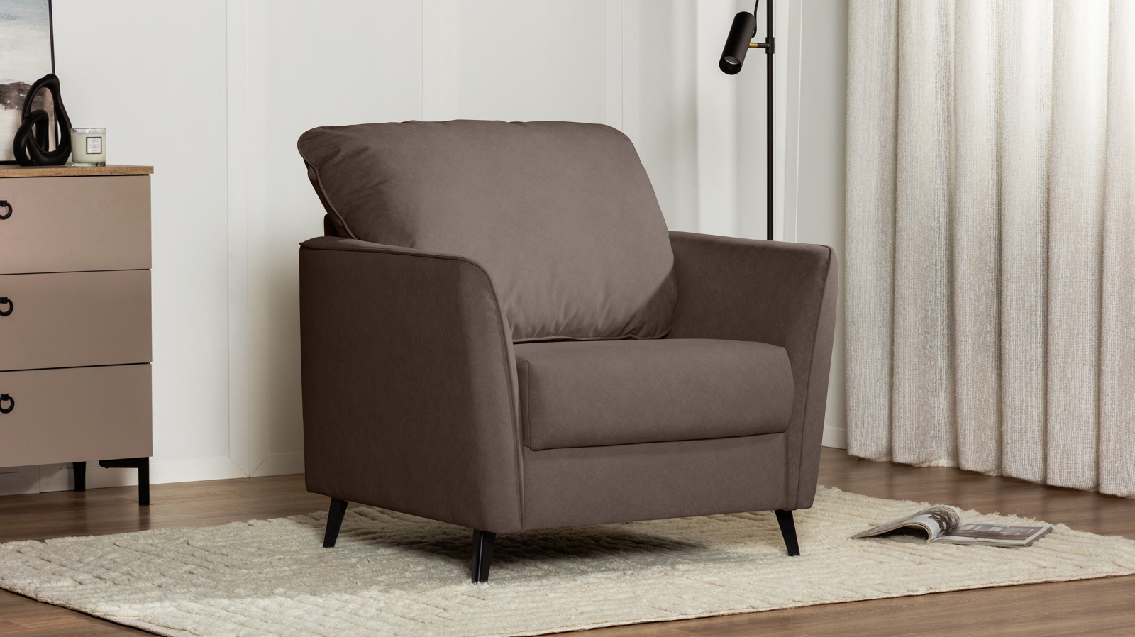 Кресло Laguna, Тк. Galaktika cacao 87x92.5 — купить в Озерце