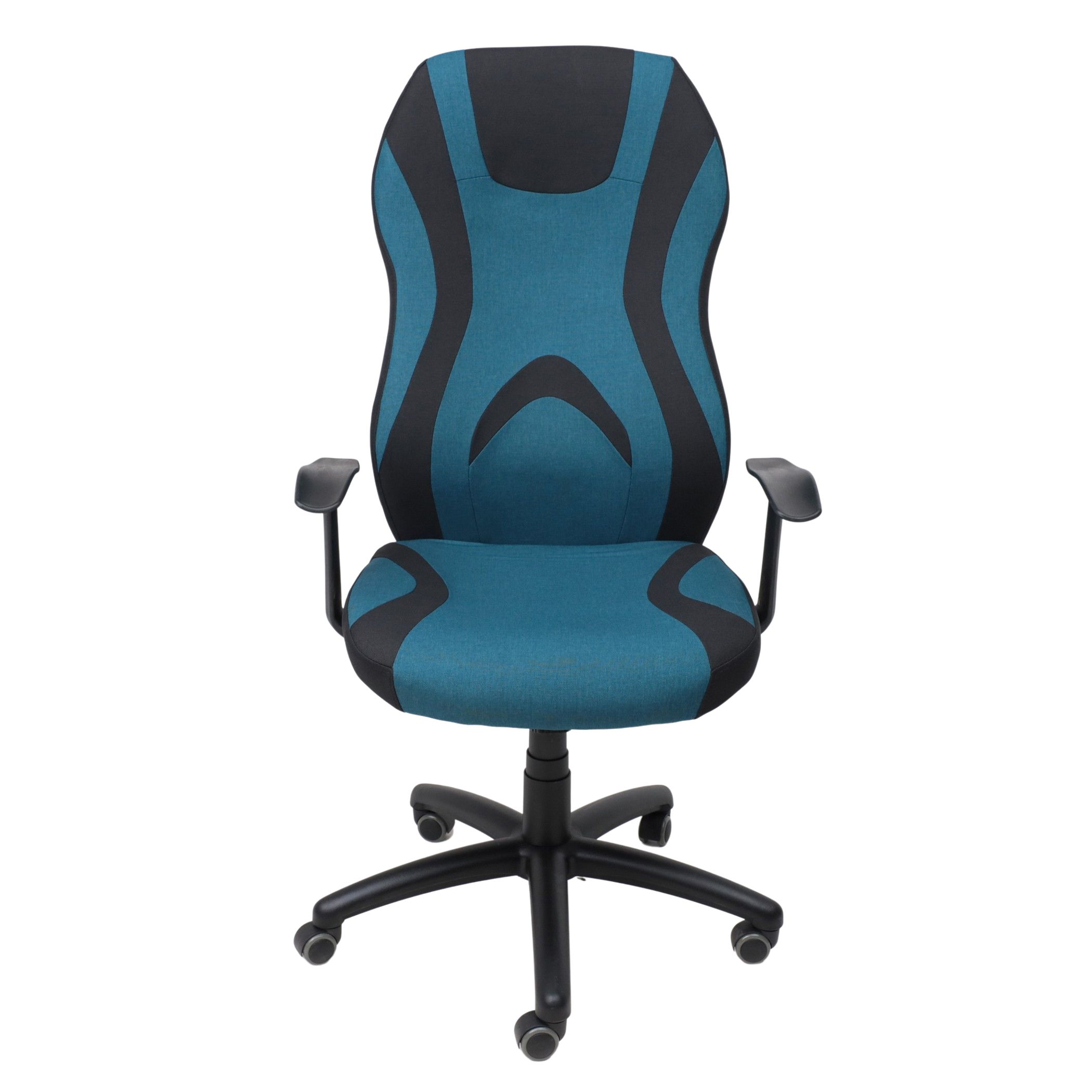 Кресло поворотное ZODIAC, ткань (синий/черный) — купить в Озерце