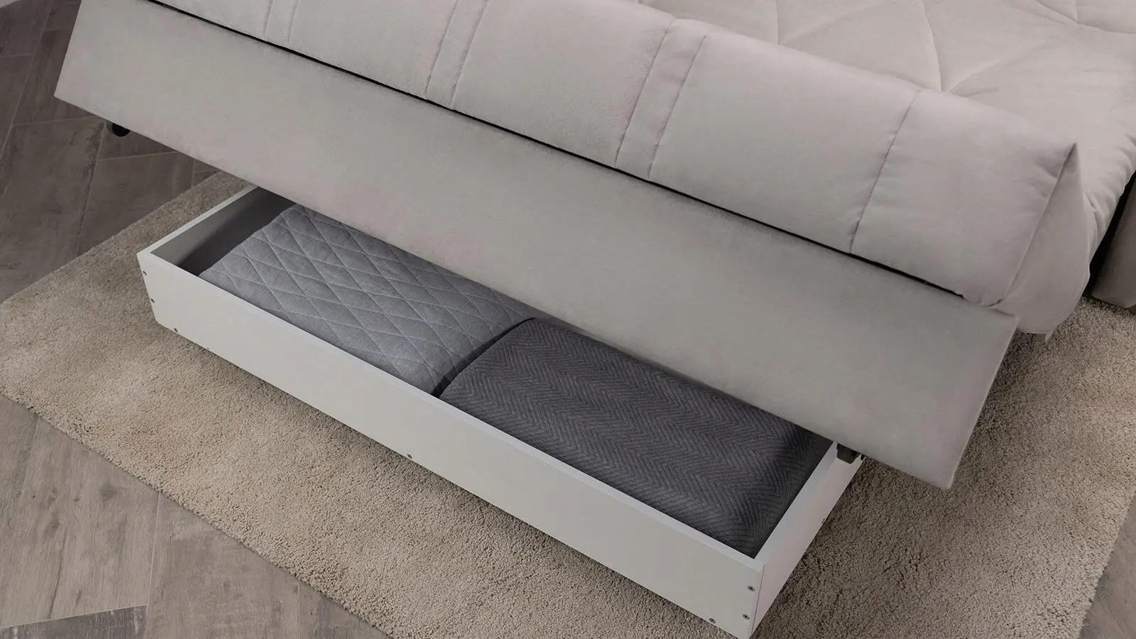 Диван Antares Pro Casanova Grey с коробом для белья 180x215 средней жесткости 116x225 — купить в Озерце