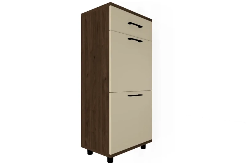 Тумба ТБ-5003-ГТ-КМ (Гикори Джексон Темный/Кашемир Матовый) — Мебель-центр Озерцо