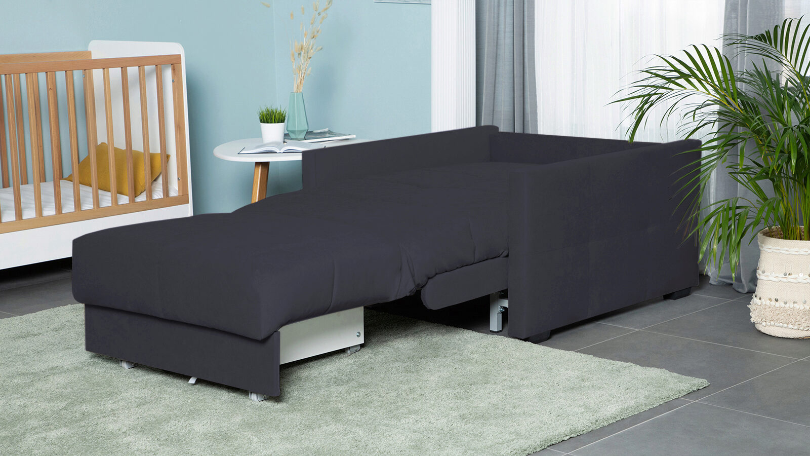 Кресло-кровать Carina Nova Sky velvet 40 80x205 — купить в Озерце