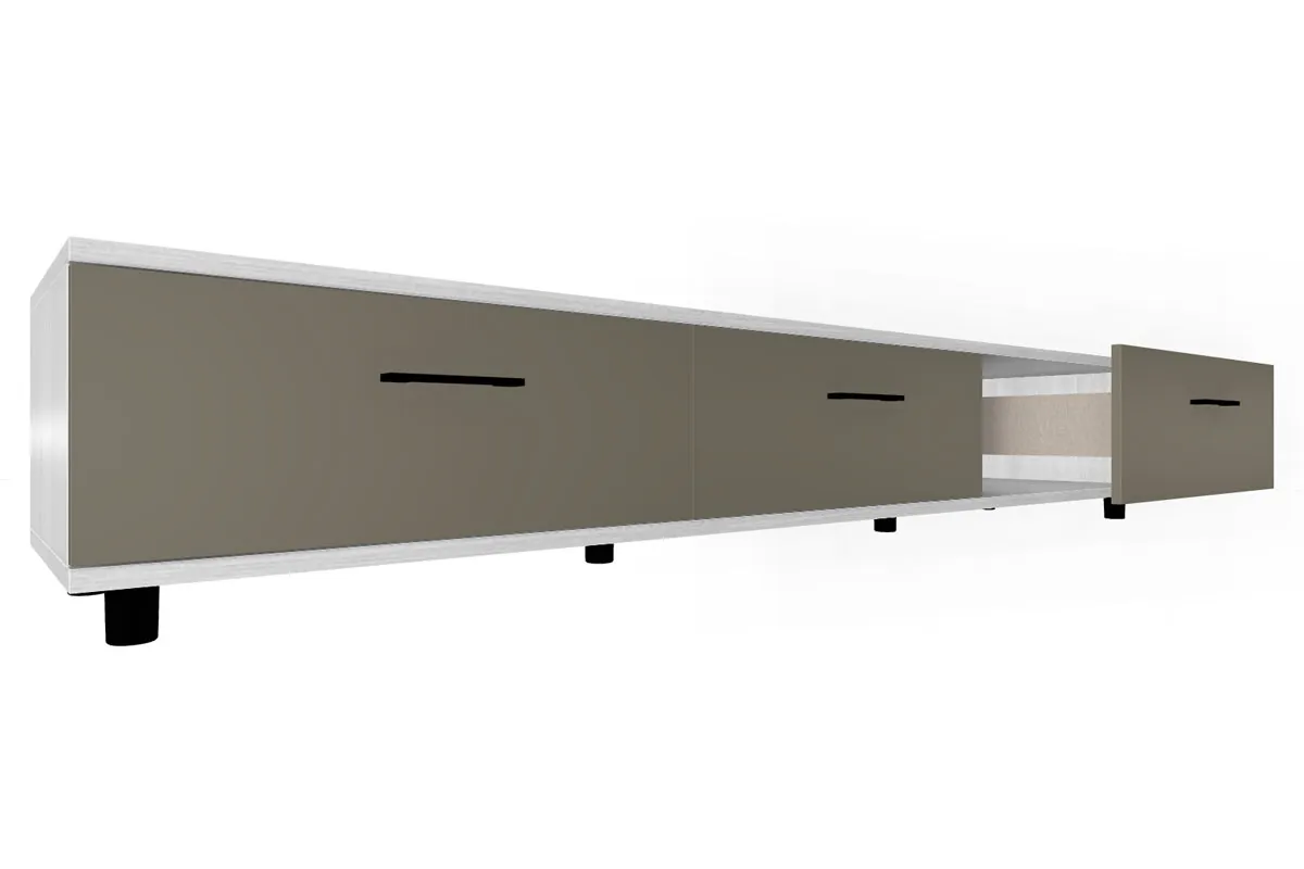 Тумба ТБ-5071-СЯ-ЛМ (Снежный Ясень/Латте Матовый) — Мебель-центр Озерцо