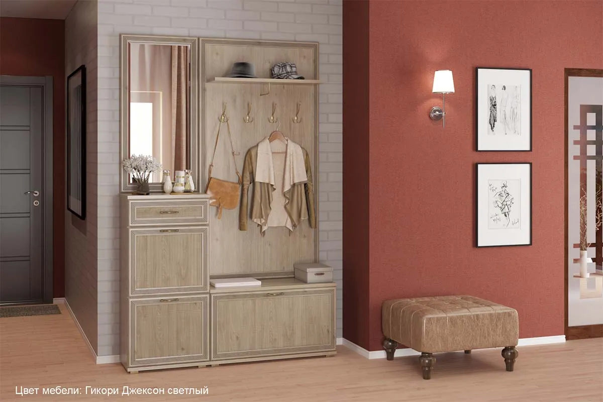 Тумба ТБ-1003 (Гиккори Джексон Светлый) — Мебель-центр Озерцо