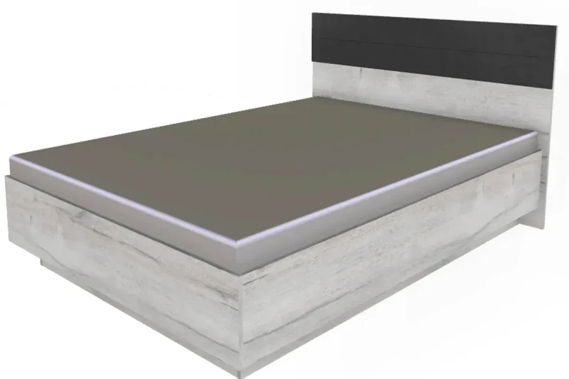 Кровать Neo 308 Люкс с ПМ 140х200 (Дуб Шавиниган) - купить в Озерце