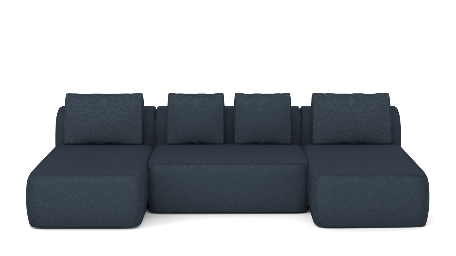 Диван модульный 3-секционный Molto 125+125+125 ткань Aura 18 Aura 18 147x300 — купить в Озерце