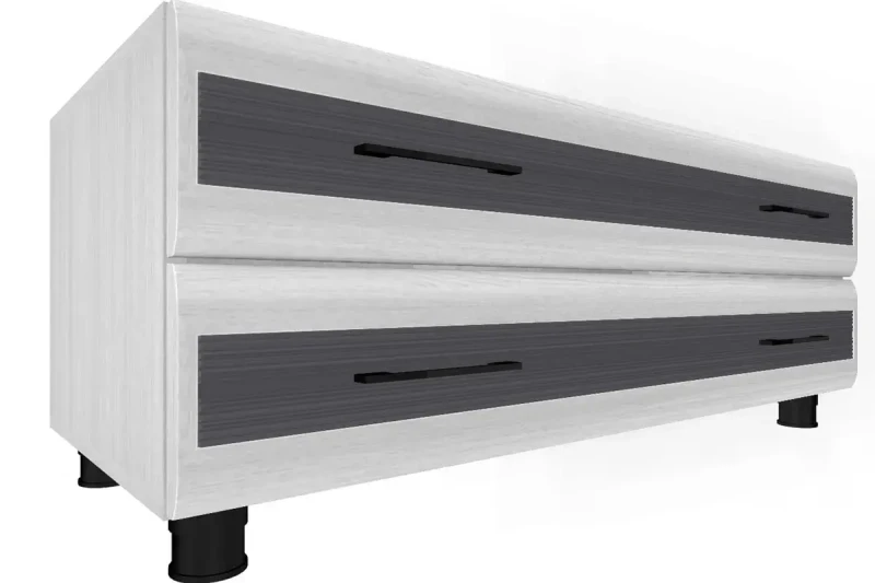 Тумба ТБ-2635 (Снежный Ясень-Серый) — Мебель-центр Озерцо