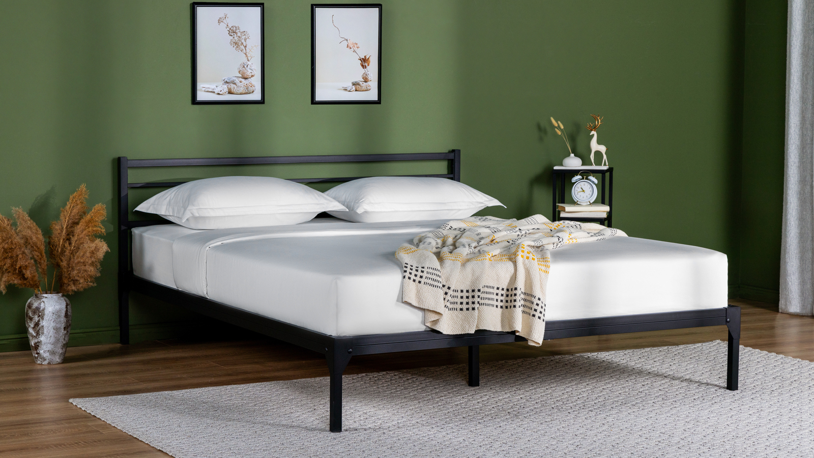 Кровать Torino, цвет: черный шагрень 160x200 - купить в Озерце