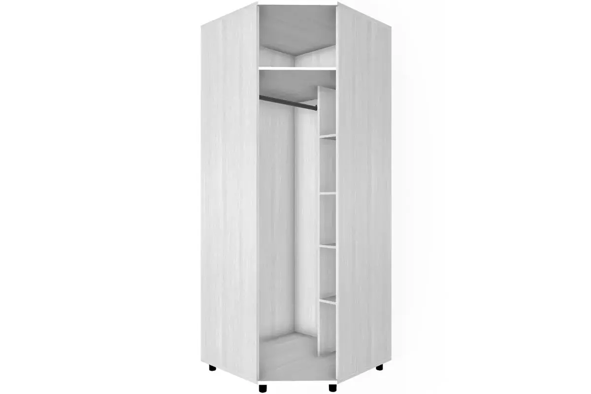 Шкаф для одежды и белья ШК-5012-СЯ-ЛМ (Снежный Ясень/Латте Матовый) в мебель-центре Озерцо
