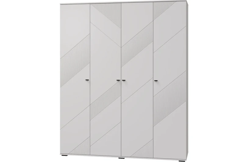 Шкаф Кашемир 4-х дв. (Кашемир/Сантьяго) в мебель-центре Озерцо