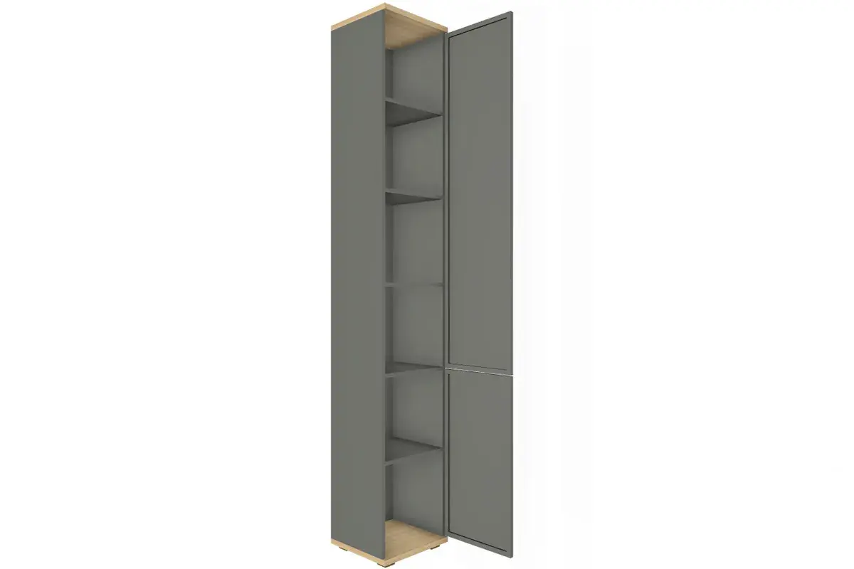 Шкаф многоцелевой ШК-1042-АС-СО (Ясень Асахи/Серый Оникс) в мебель-центре Озерцо