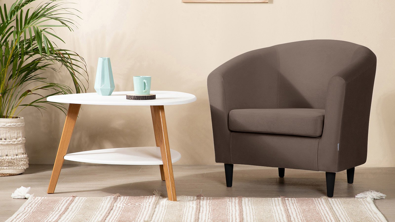 Кресло Moony Sky velvet 02, черные ножки 75x80 — купить в Озерце