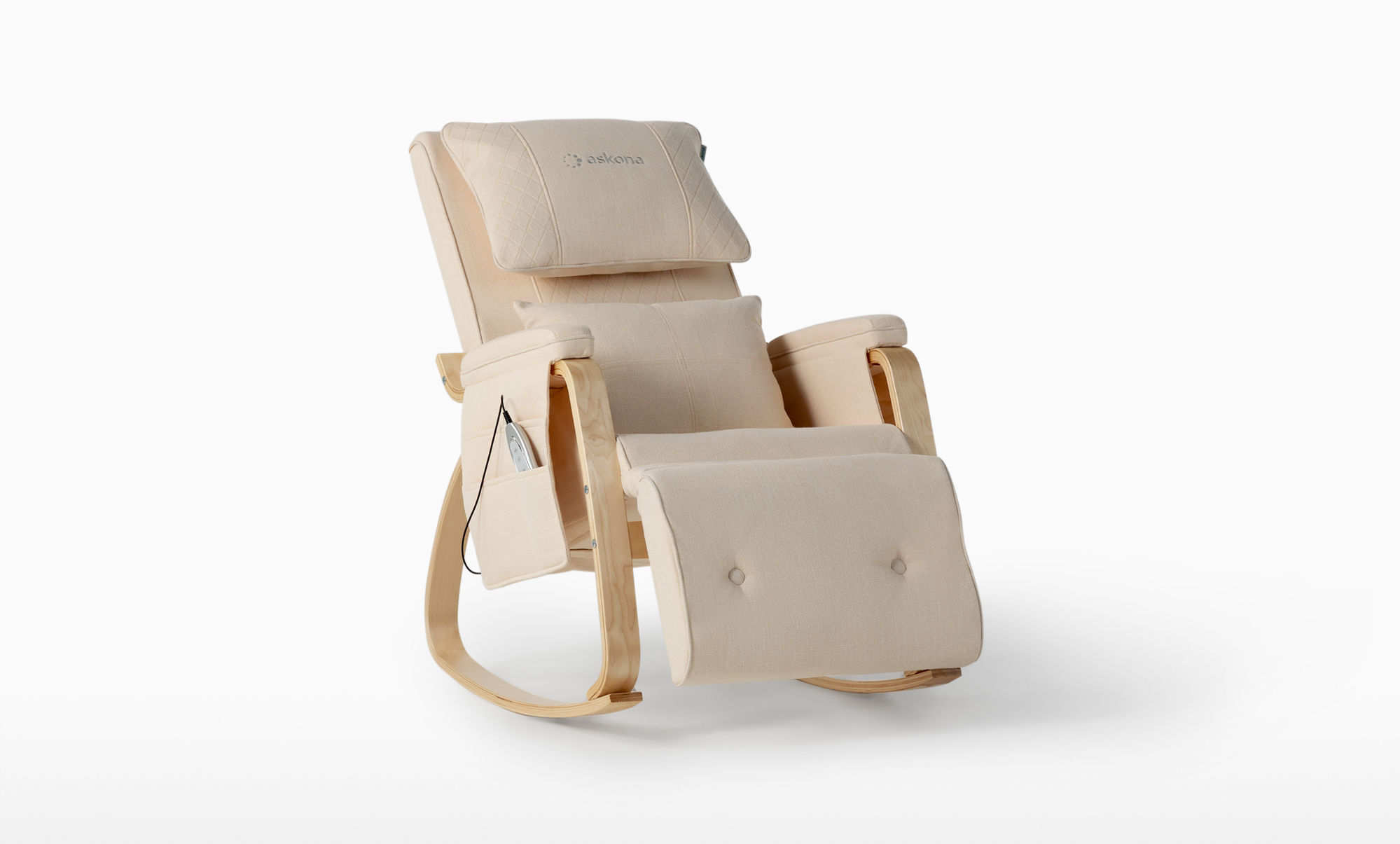 Кресло-качалка массажное Askona Smart Jet Comfort, цвет Beige — купить в Озерце