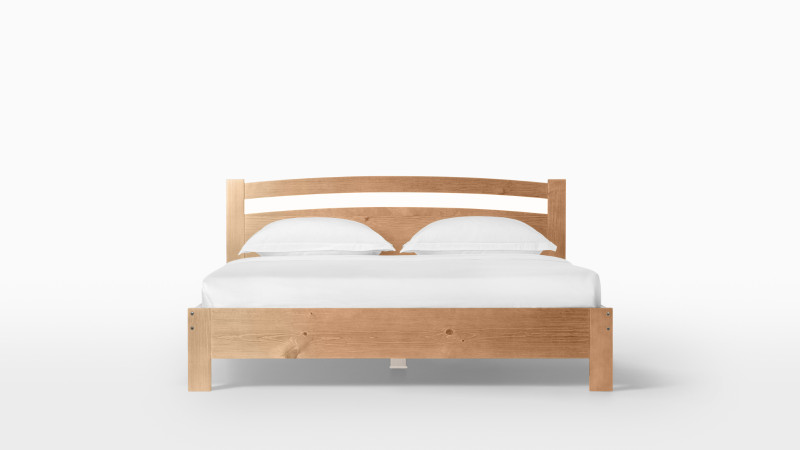 Кровать Vesta Pro массив сосны, цвет Светло-коричневый, 90x200 - купить в Озерце