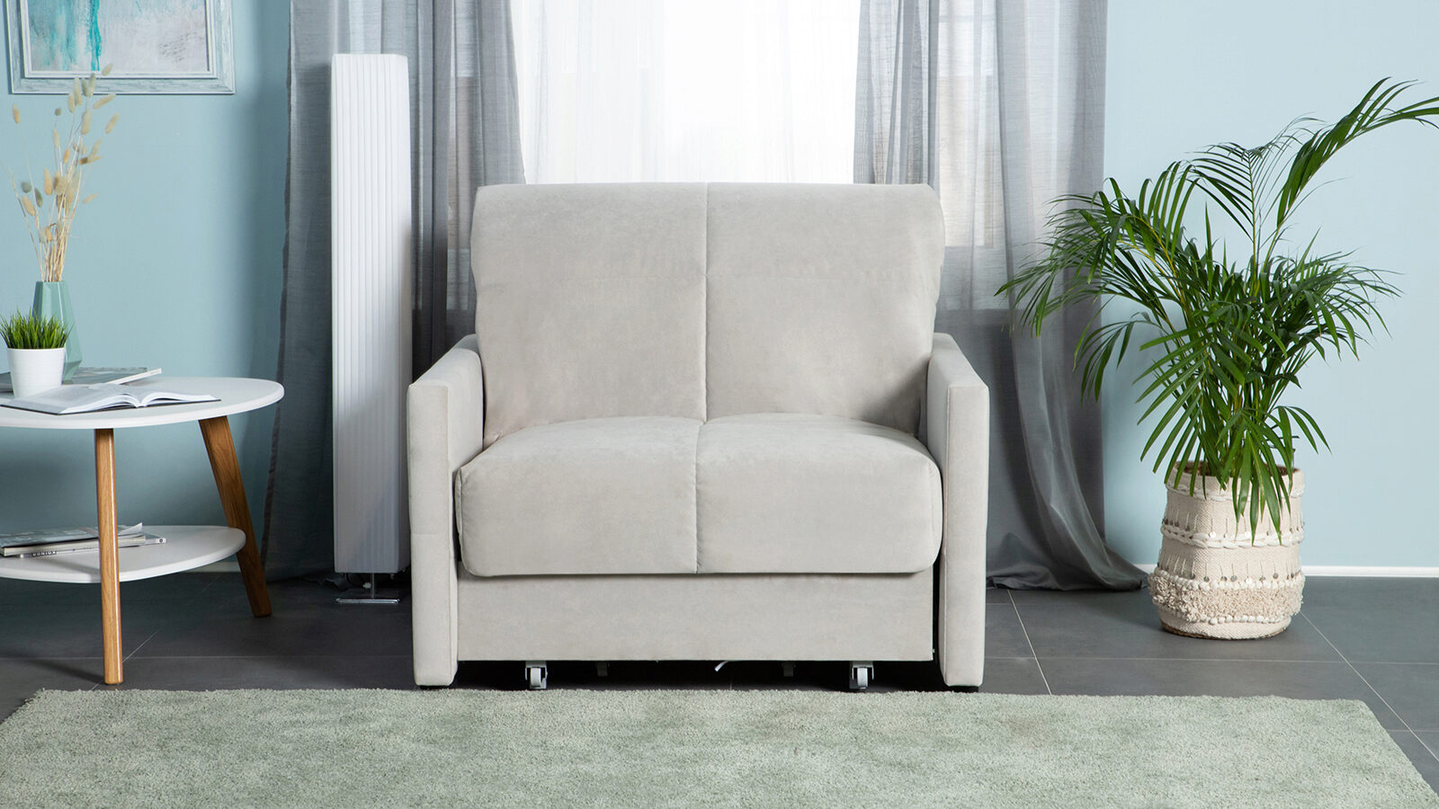 Кресло-кровать Carina Nova Casanova Grey 80x205 — купить в Озерце