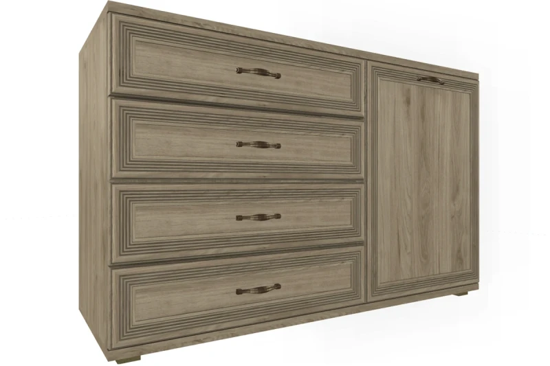 Тумба ТБ-1015-ГТ-СО (Гикори Джексон Светлый) — Мебель-центр Озерцо