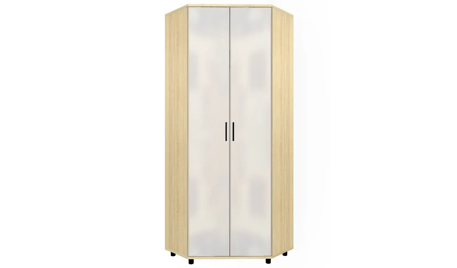 Прихожая Грейс комплект 4 (Ясень Асахи/Белый Бриллиант Глянцевый) — Мебель-центр Озерцо