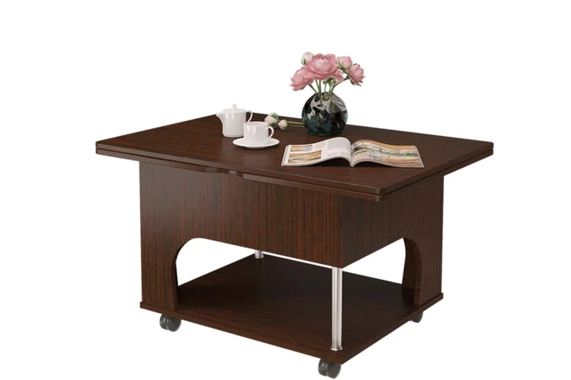 Стол-трансформер журнальный Ричмонд (Венге) — Мебель-центр Озерцо
