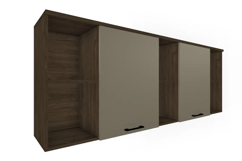 Антресоль АН-5010-ГТ-ЛМ (Гикори Джексон Темный/Латте Матовый) в мебель-центре Озерцо