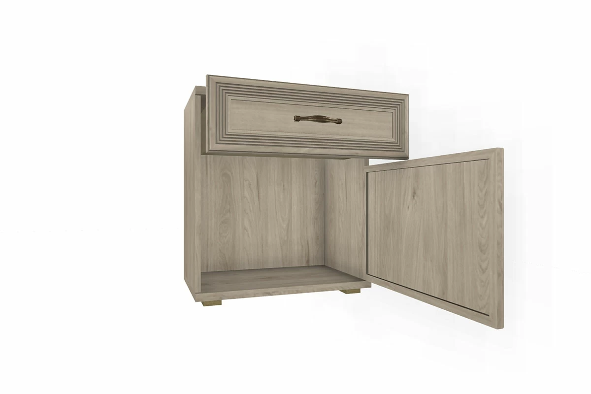 Тумба ТБ-1025 (Гикори Джексон Светлый) — Мебель-центр Озерцо