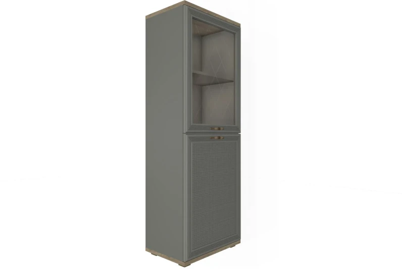 Шкаф многоцелевой Карина ШК-1085-ГС-СО (Гикори Джексон Светлый/Серый Оникс) в мебель-центре Озерцо