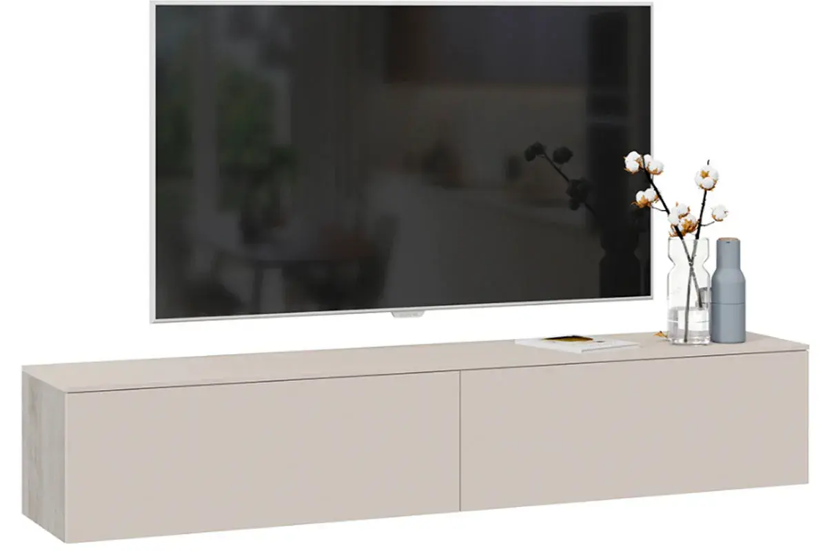 Тумба Порто ТД-393.03.11 для теле- и радиоаппаратуры (Баттл Рок/Сантьяго софт) — Мебель-центр Озерцо