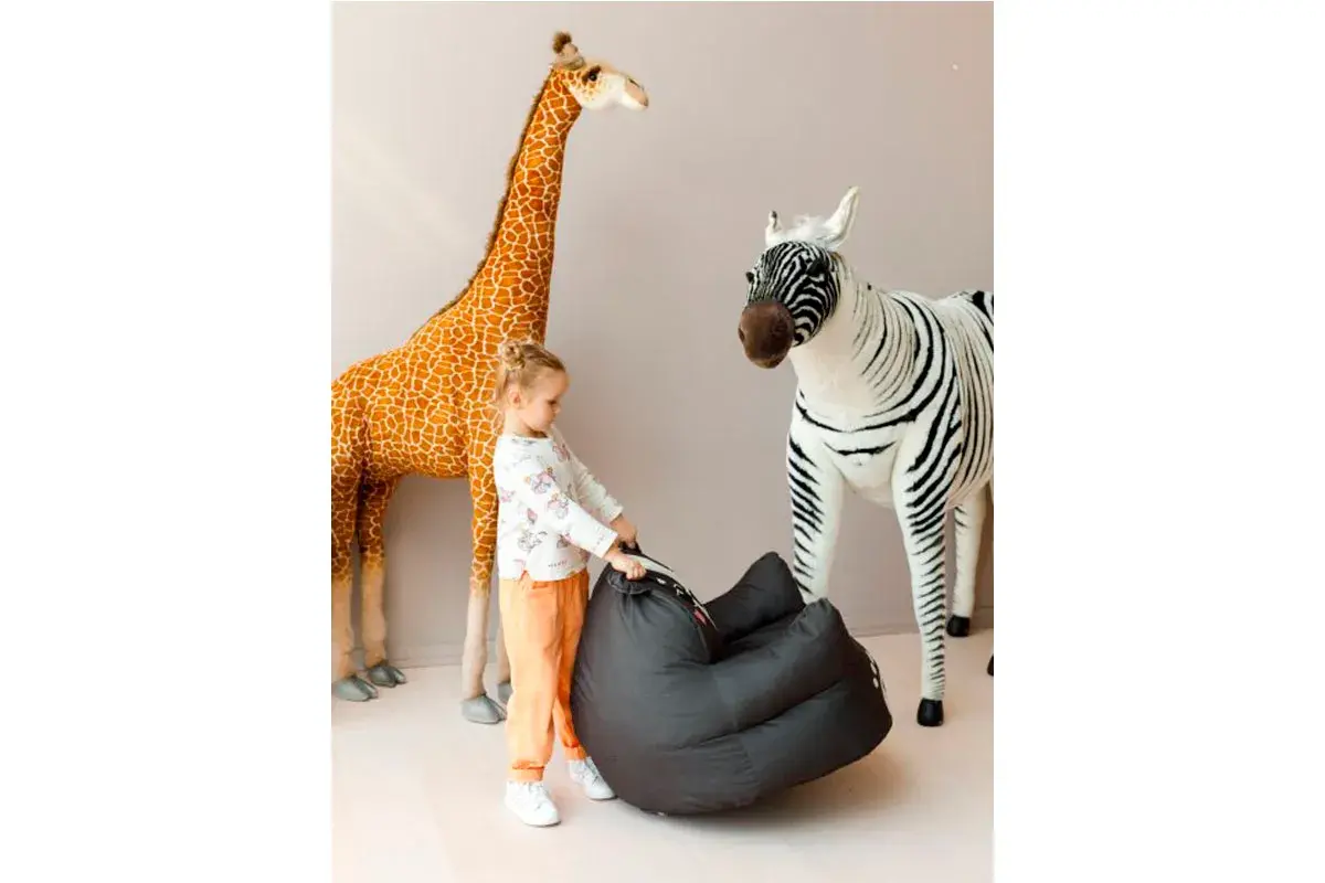 Пуфик Медвежонок S Черный — купить в Озерце