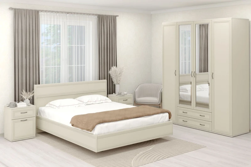 Готовый комплект для спальни СК-1023-СК (Серый Кашемир) - купить в Озерце