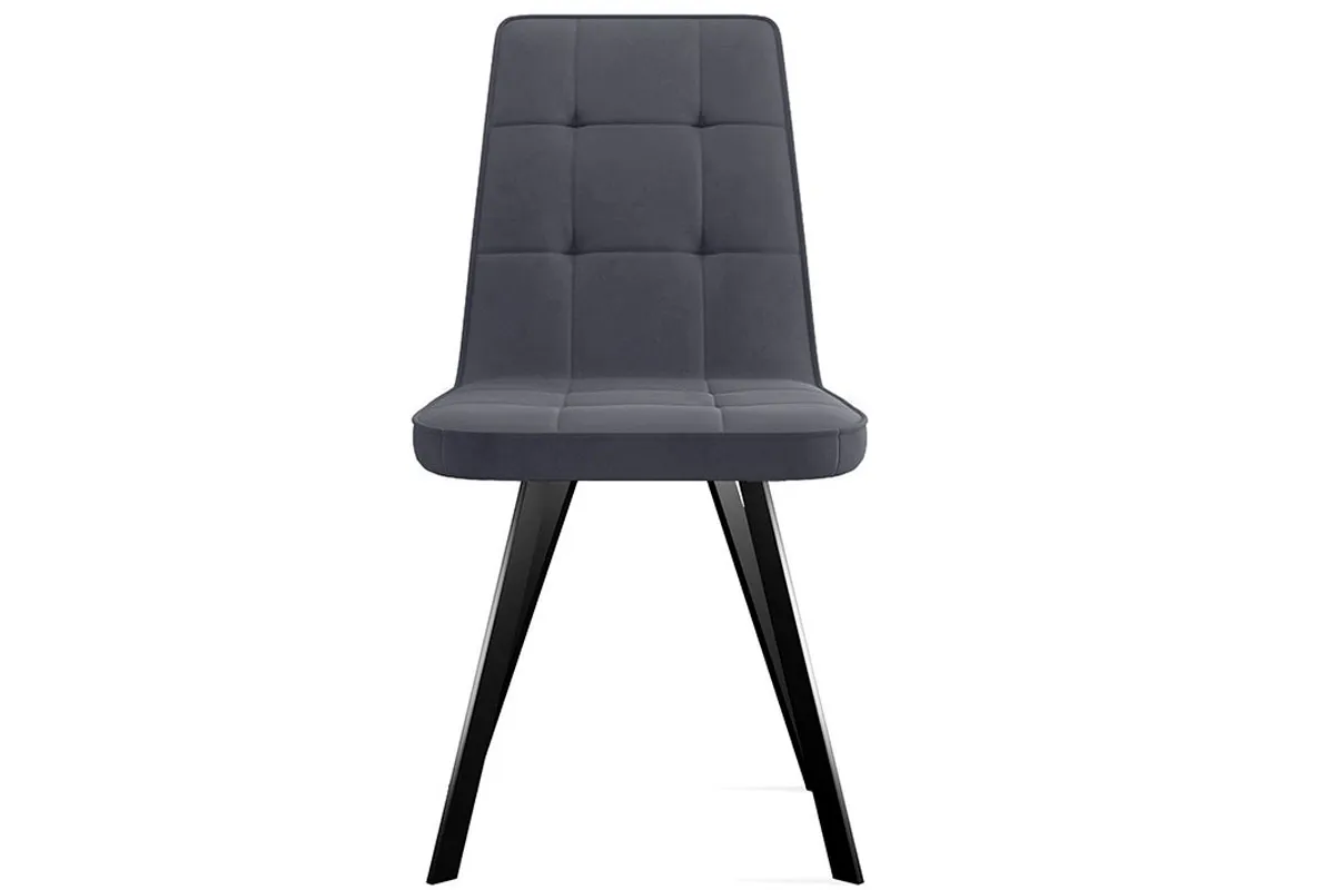 Стул Рони (Черный муар/Микровелюр BrendyGraphite) - купить в Озерце