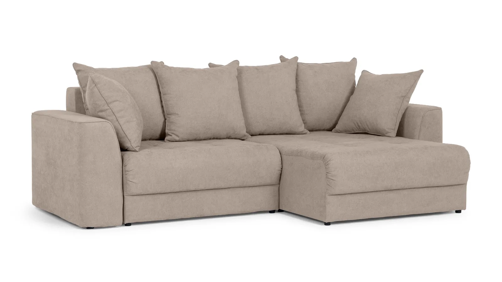 Диван -кровать угловой Monako New 2-секционный, ткань Royal I Sandy 157x252 — купить в Озерце