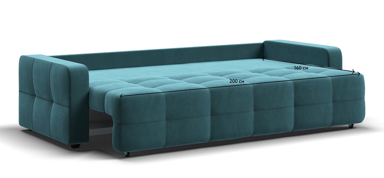 Диван Денди велюр Monolit зеленый — купить в Озерце