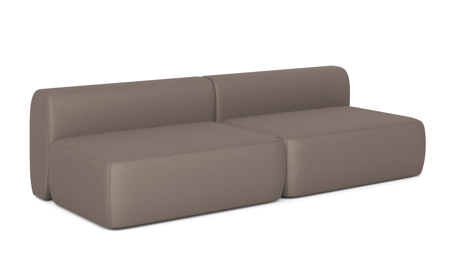 Диван модульный 2-секционный Molto 125+125 Тк. Aura 03 107x252 — купить в Озерце