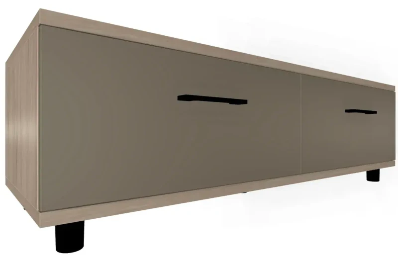 Тумба ТБ-5073-ГС-ЛМ (Гикори Джексон Светлый/Латте Матовый) — Мебель-центр Озерцо