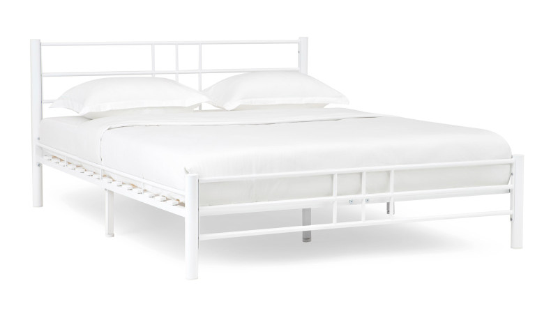 Кровать Chris, цвет белый 140x200 - купить в Озерце