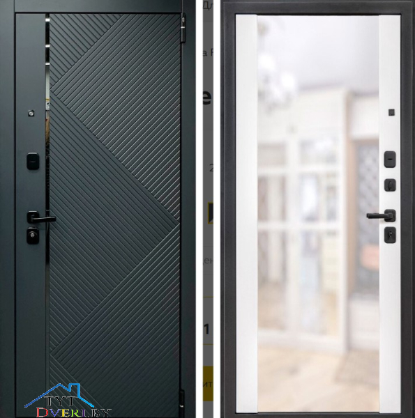 Porta R 87.П05 Graphite Pro/Shellac White