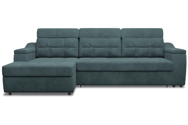 Угловой диван Бруно New ДКУ-О Teddy 18 Серый — купить в Озерце