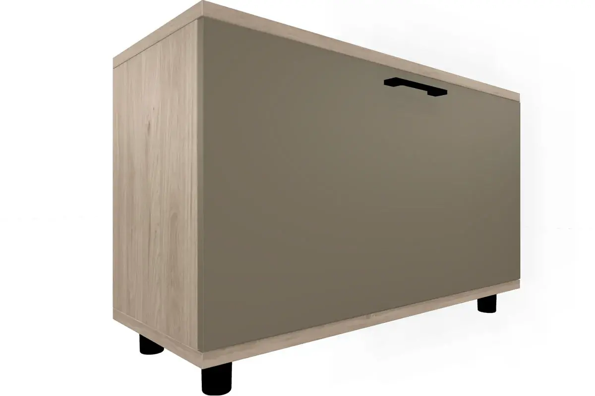 Прихожая Грейс комплект 9 (Гикори Джексон Светлый/Латте Матовый) — Мебель-центр Озерцо