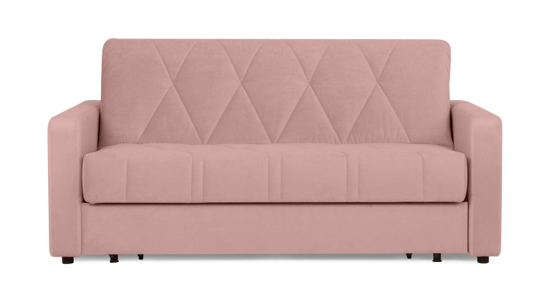 Диван - кровать Domo Pro стежка ромб, ткань Sky Velvet 01 160x216 — в мебель-центре Озерцо