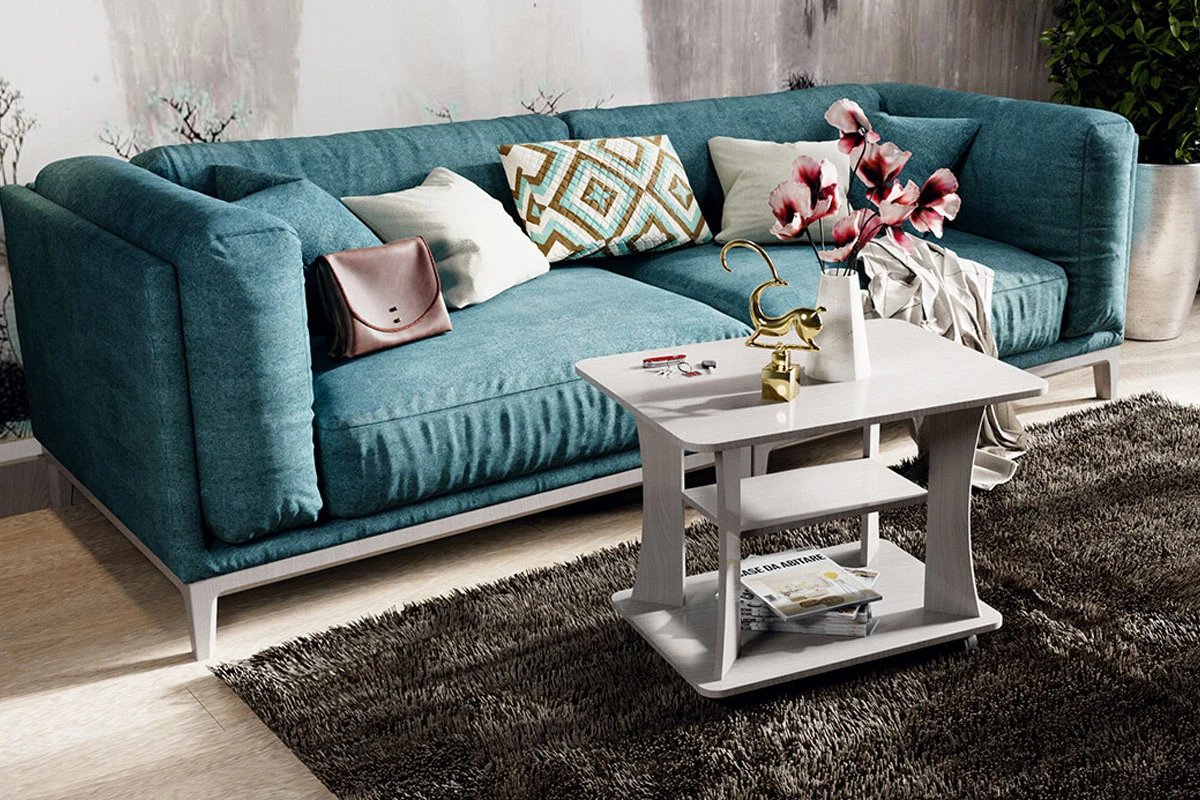 Стол журнальный Тип 8 (Ясень шимо) — Мебель-центр Озерцо