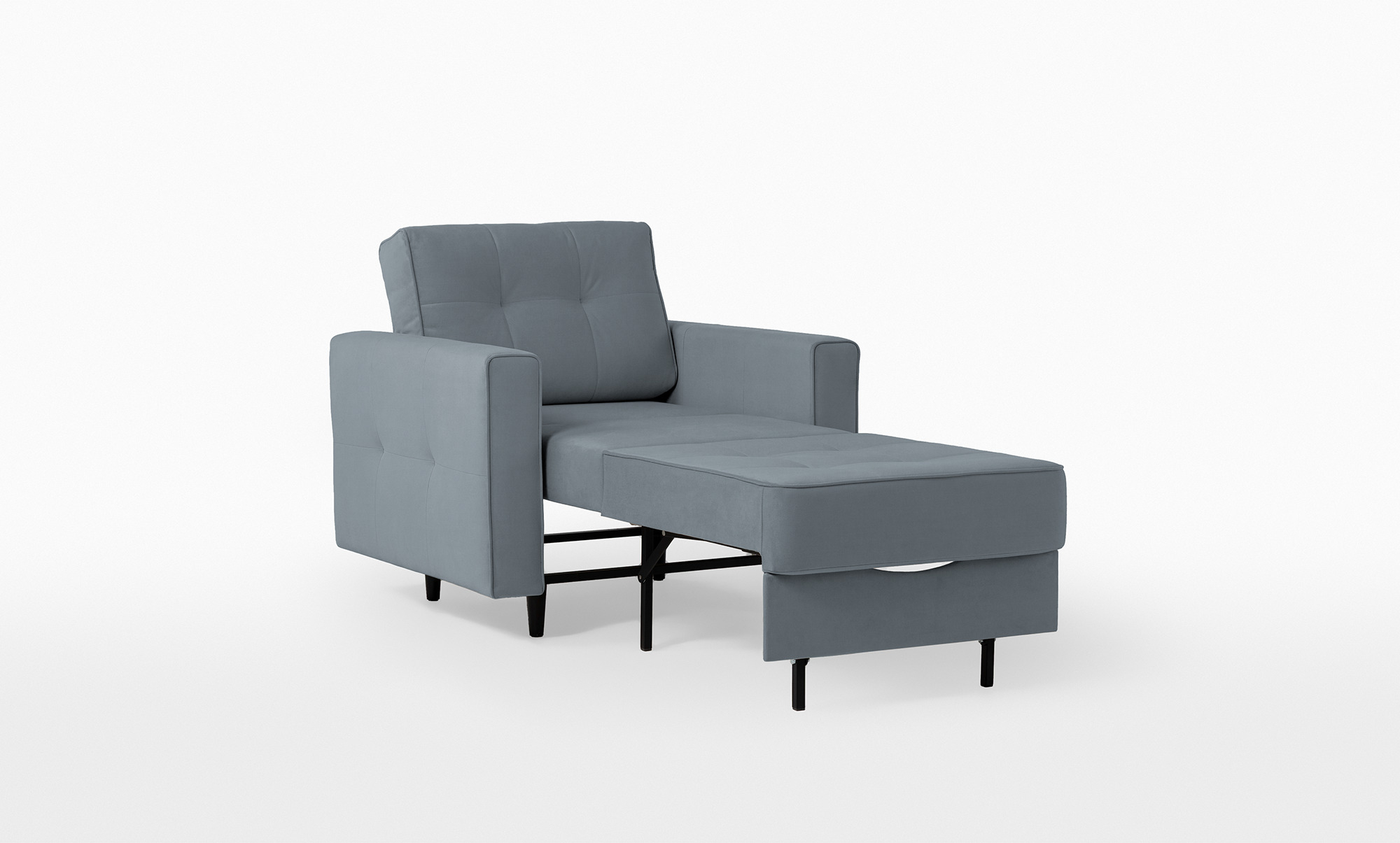 Кресло -кровать Amani Pro, ткань Sky Velvet 08 (подлокотник: 15 см) — купить в Озерце