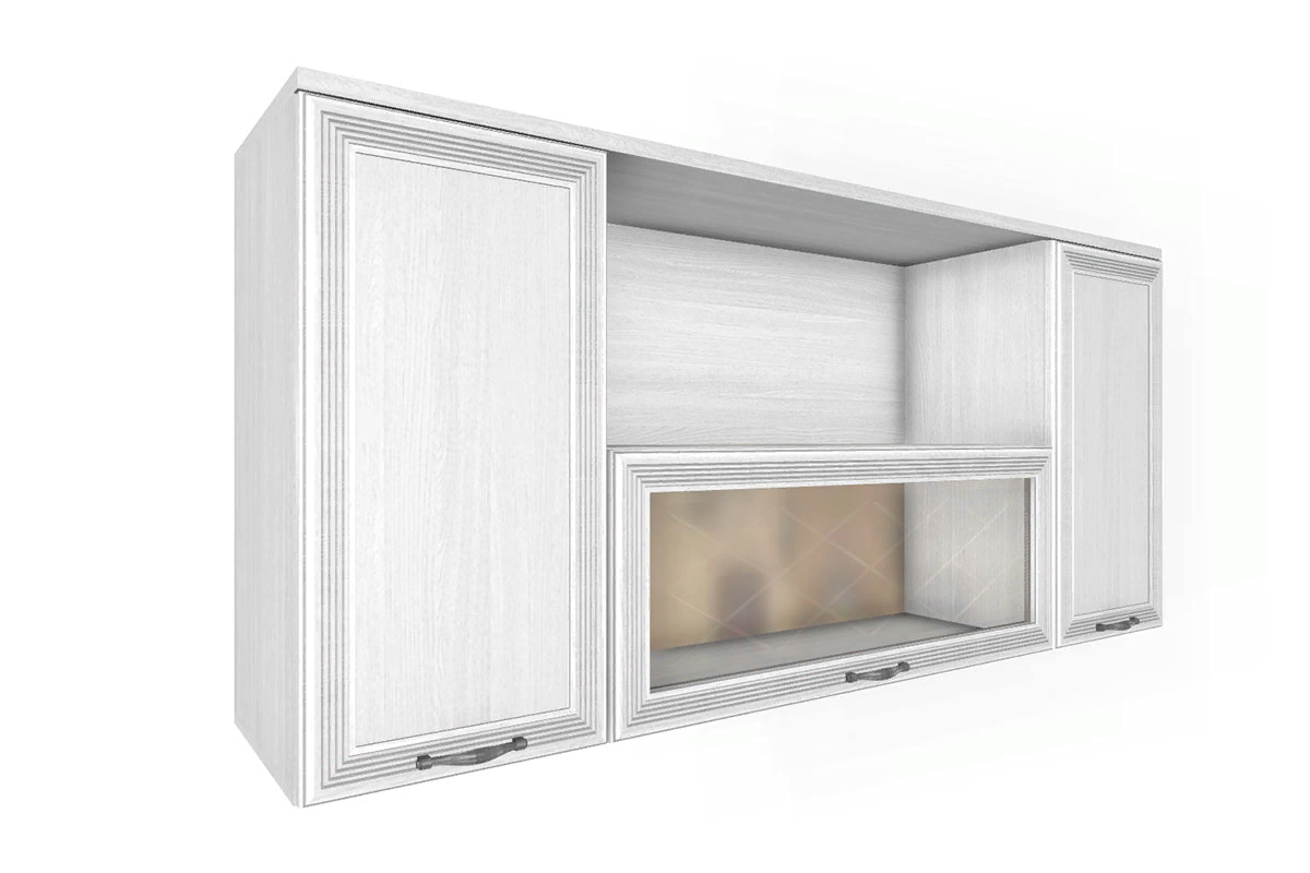 Гостиная Карина-2 (Снежный Ясень) — Мебель-центр Озерцо