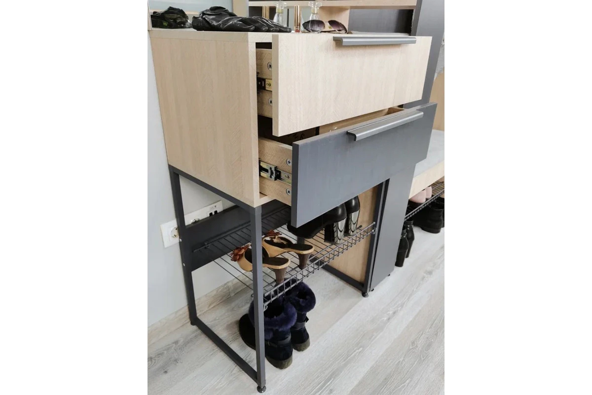 Комод-обувница Палермо №2 (Рейн Морион) — Мебель-центр Озерцо